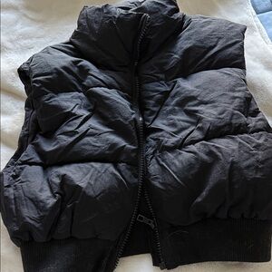 Black Puffer Vest